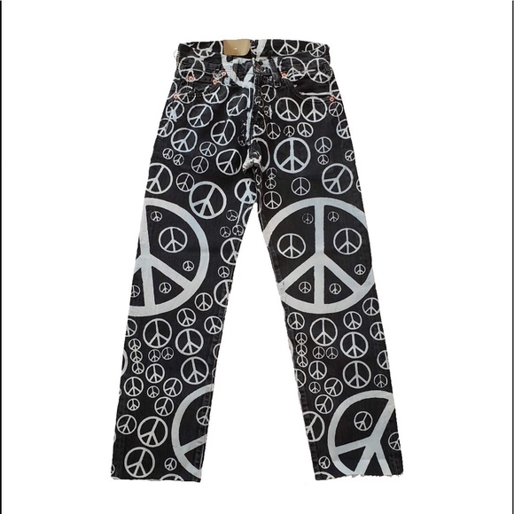 Levi’s Vintage Clothing 1962 551Z Printed Jeans - Picture 2 of 8